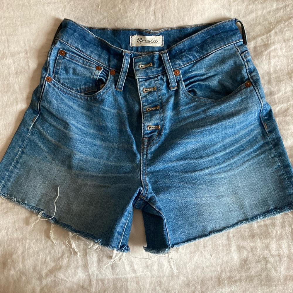 Madewell High Rise denim shorts